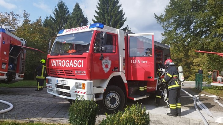 U Poredju održana velika pokazna vatrogasna vježba