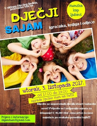 Dječji sajam igračaka, knjiga i odjeće 