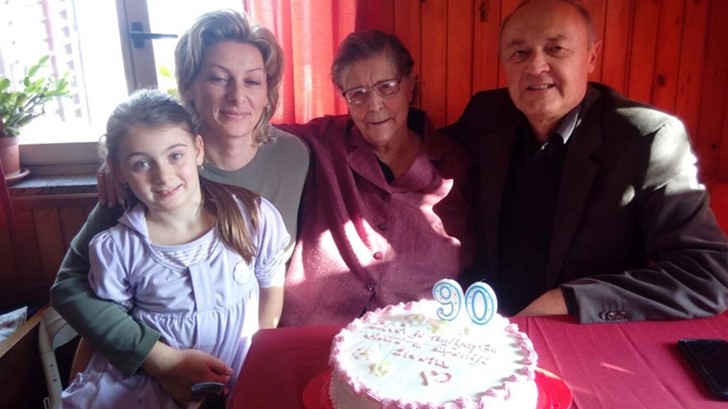 Proslava 90-tog rođendana gđe. Marije Špiljak