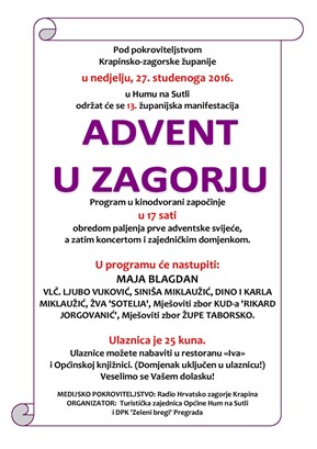 Advent u zagorju 2016.