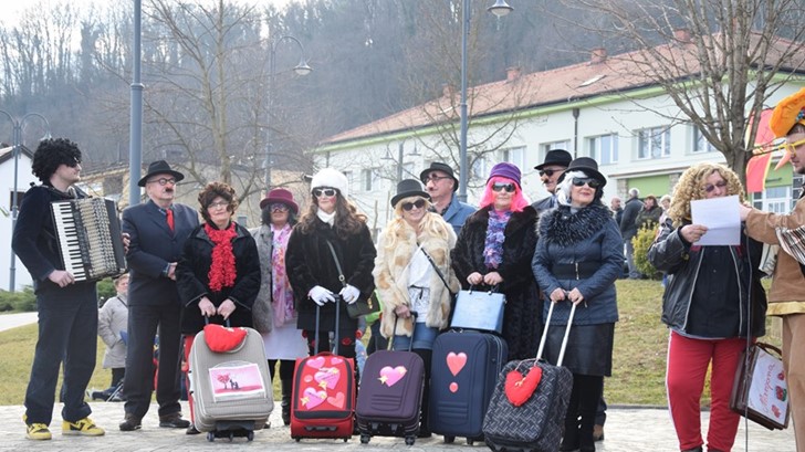 LJUBAV JE NA SELU – KUD Rikarda Jorgovnića na  Fašničkoj povorci u Pregradi