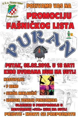 Promocija fašničkog lista Puran