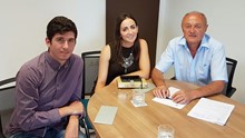 Nagrađeni učenici: Jasmina Krošlin i Kristijan Vešligaj