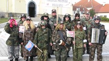 Članovi KUD-a Rikarda Jorgovanića na fašničkoj povorci u Pregradi