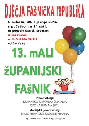 13. Mali županijski fašnik