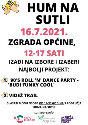 Izbor najboljeg projekta u sklopu projekta Uzmi pare i napravi nešto za mlade 16.7.2021.