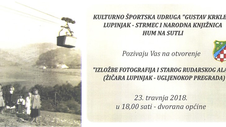 Izložba fotografija i starog rudarskog alata