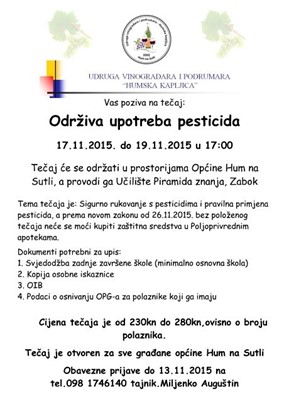 Održiva upotreba pesticida